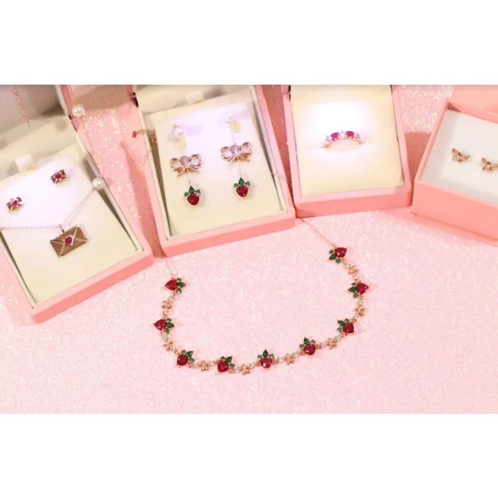Sweet Strawberry Earrings - Earrings - 3