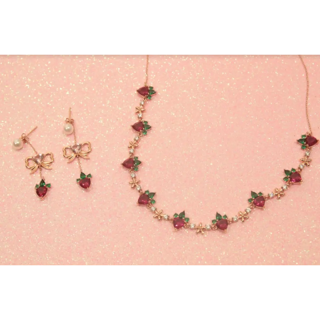 Sweet Strawberry Earrings - Earrings - 5