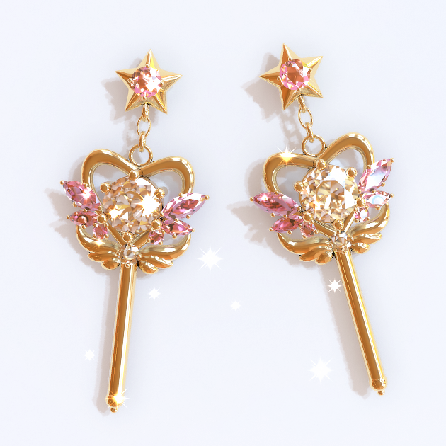 PREORDER: Scout Princess Moon Earrings